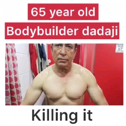 65 year old bodybuilder
